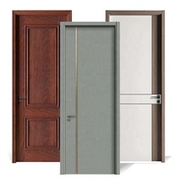 Porte Intérieure Moderne Insonorisée et Étanche en Bois pour Chambre, Modèles de Portes en Bois Modernes