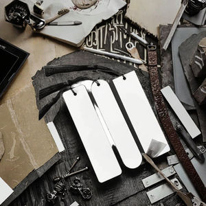 2025 toptan 1.5 \ "X6 \" püsküllü özel fotoğraf baskı ile süblimasyon Metal imleri serigraf boş imi - Product Image 2