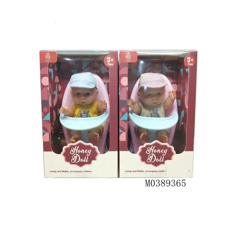 Plastic dolls wholesale 12 inches baby reborn doll kits for girls toy