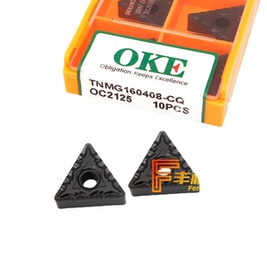 Cho oke CNC chèn biến công cụ phay HRC độ cứng cacbua PVD lớp phủ TNMG160408-CQ 0c2125 cho hộp thép CCMT060208-OTR - Product Image 1
