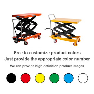 שולחן הרמה חשמלי הידראולי נייד מסוג מזלג מספריים, פלטפורמת הרמה לרכב 500 ק\\\"ג, שולחן הרמה שטוח - מבצע חם - Product Image 5