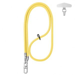 Cordon rétractable personnalisé pour téléphone portable avec logo, lanière tour de cou avec connecteur en TPU transparent, attache de fixation pour téléphone - Product Image 1