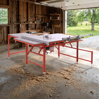 Scie à bois d'atelier 4-en-1, petite machine de découpe de bois, mini scie de table portable sans poussière pour le travail du bois