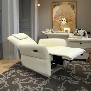 HOYOO Europe - Juego de Sofá Cama Eléctrico de Cuero, Sillón Reclinable Eléctrico, Directo de Fábrica, Moderno, Extensible, con Masaje, para Sala de Estar, 2 en 1 - Product Image 1