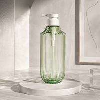 Bouteille de lotion/shampooing rose en PET de 750 ml avec pompe 32/410, emballage cosmétique pour soins de la peau, vide, vente en gros, logo personnalisé, OEM
