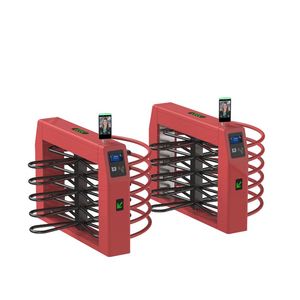 Bán tự động nửa chiều cao đầy đủ cửa quay rào cản cho hệ thống an ninh lối vào ga đường sắt tốc độ cao - Product Image 6