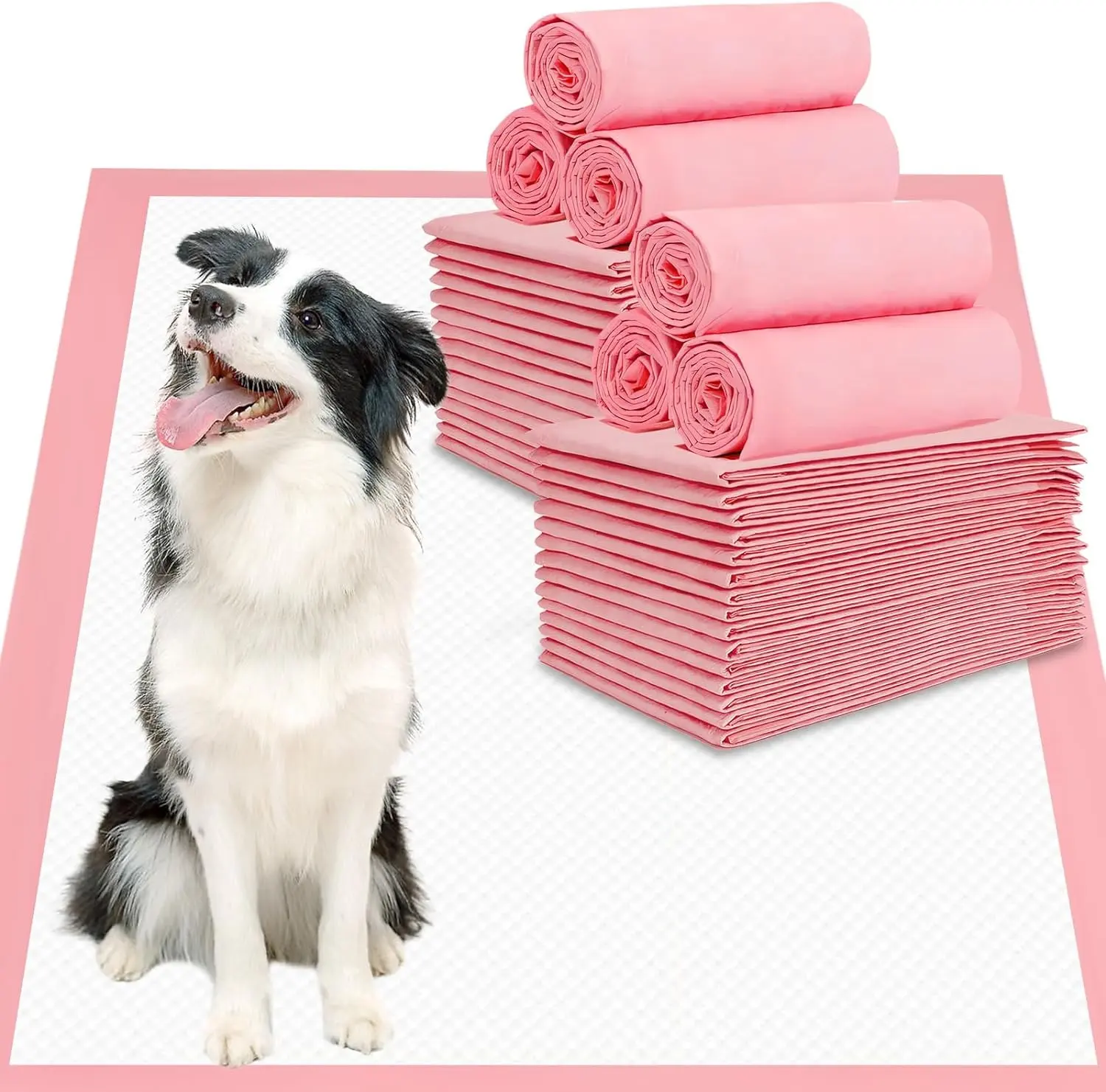 Groothandel Print Patroon Super Absorberend Wegwerp 6 Laag Huisdier Luier Hond Training Plas Pad