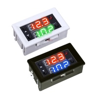 DC 12V modul Relay waktu tampilan ganda 20A Relay waktu penundaan waktu Mini LED Digital Timer Relay waktu penundaan kontrol waktu siklus saklar