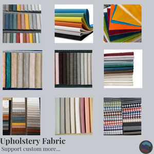 Tela de tapicería de algodón de lino azul para sofá y muebles de sala de estar Venta de fábrica - Product Image 2