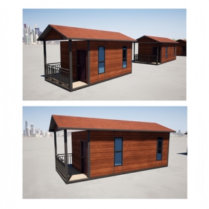 Nhà Nhỏ 3 Phòng Ngủ Gấp Mở Rộng Container Nhà Đúc Sẵn Mô-đun Sang Trọng Thiết Kế Hiện Đại Văn Phòng Xây Dựng Phòng Khách - Product Image 4