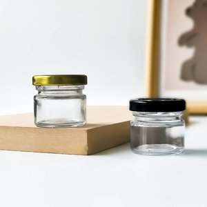 Mini pot Mason bocal avec couvercle réutilisable pour gelée confiture dessert épices <span class=keywords><strong>miel</strong></span> assaisonnement bougies douche - Product Image 2