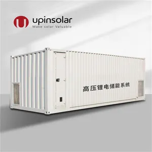 Batterie solaire 300kwh conteneur de stockage 1mwh centrale solaire avec panneaux solaires