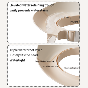 Cuffia da <span class=keywords><strong>Doccia</strong></span> Regolabile e Sicura <span class=keywords><strong>per</strong></span> Bambini, Cuffia Divertente <span class=keywords><strong>per</strong></span> Shampoo e Bagno del Bebè - Product Image 3