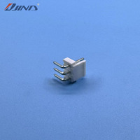 Connecteur VH-3AWG pour carte PCB, broches coudées, laiton étamé, pas de 3,96 mm, 1x3P, insertion à angle droit, 3P, 7A 250V
