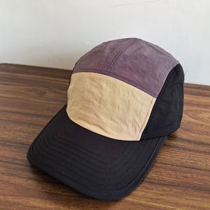 2025 estate autunno uomo donna cotone contratto Color Block rattoppato 5 pannelli Camper guida sport camionista cappellino papà sole sportivo cappello - Product Image 2