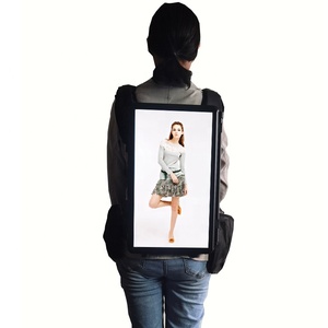 Écran LCD Full HD 21,5 pouces, afficheur numérique Android, lecteur publicitaire pour sac à dos, 1 an pour une utilisation en intérieur, agents immobiliers - Product Image 1