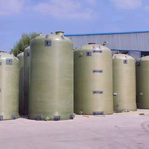 FRP GRP Glasfaser-Wickelbehälter für <span class=keywords><strong>HCL</strong></span> Chemikalienmischung Korrosionsbeständig 1-200 Kubikmeter Lange Lebensdauer - Product Image 1