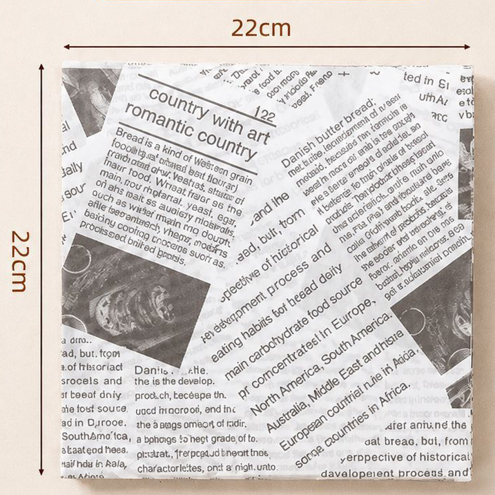 White English printing [22*22cm]