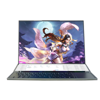 Laptop de Doble Pantalla de Fábrica OEM con Procesador Core I7-10750H, Pantalla Táctil de 16 Pulgadas + 14 Pulgadas 2K para Negocios con Cámara Nueva