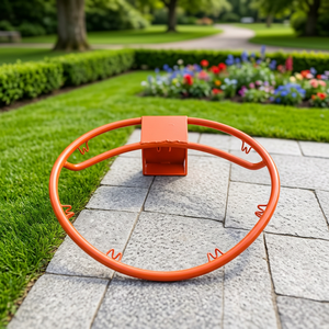 Cerceau de basketball en acier robuste avec panier détachable et réglable pour terrain intérieur/extérieur - Product Image 5