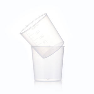 शीर्ष गुणवत्ता प्लास्टिक मापने कप 200ml मापने दूध कप स्पष्ट रंग प्लास्टिक बीकर - Product Image 2