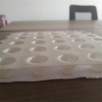 Planche de drainage composite en HDPE avec géotextile pour projets de drainage des parcs et des parkings