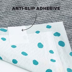 Tapis pour animaux de compagnie en bambou et charbon de bois noir à haute absorption, jetables, anti-odeurs, 60*90cm, pour l'apprentissage de la propreté des chiots - Product Image 4