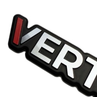 Etiqueta de Aluminio con Corte de Diamante Personalizada, Fondo Negro Mate, Placa de Identificación Metálica para Aire Acondicionado