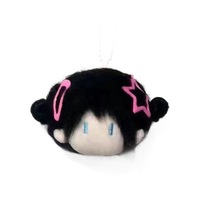 Porte-clés en peluche mignon style Instagram, en coton, 7 cm, petit cadeau en coton PP