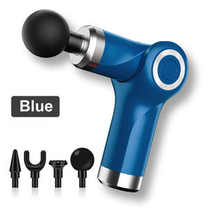 Masseur de corps de soulagement de tissu musculaire profond professionnel confort Vibration multi-modes Mini pistolet de Massage synchronisation de tête rotative - Product Image 4