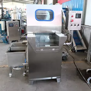 Full Automatic Stainless Steel Meat Injector Chicken Fish Meat Injection Machine 80 120 Saline Injecting Machine