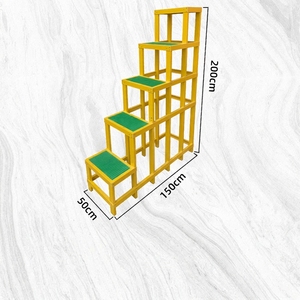 <span class=keywords><strong>Escabeau</strong></span> isolé <span class=keywords><strong>en</strong></span> PRV 220KV antidérapant, échelle <span class=keywords><strong>de</strong></span> sécurité électrique <span class=keywords><strong>en</strong></span> <span class=keywords><strong>fibre</strong></span> <span class=keywords><strong>de</strong></span> <span class=keywords><strong>verre</strong></span> 1 à 5 niveaux pour électriciens - Product Image 6
