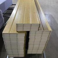 Panneaux sandwich de toiture isolés en polyuréthane PU, panneaux muraux extérieurs en mousse EPS pour maison, bâtiment en acier, métal ignifuge