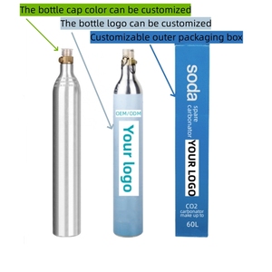 ARR Hochdruck 0,6L <span class=keywords><strong>Soda</strong></span> <span class=keywords><strong>Stream</strong></span> Karbonator AA6061 Aluminium CO2-Zylinder 166,7 Bar Arbeitsdruck Testdruck 250 Bar Modell - Product Image 4