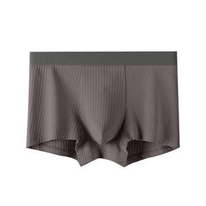Bauli elasticizzati da <span class=keywords><strong>uomo</strong></span> personalizzati e boxer in cotone biancheria intima comoda e traspirante con Logo OEM per ordini all'ingrosso - Product Image 5