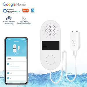 Tuya WiFi Water Leak Sensor 130DB Water Leak <strong>Detector</strong> Smart Life APP Notification Alerts Water <strong>Flood</strong> Leak Alarm Home Security - Product Image 1