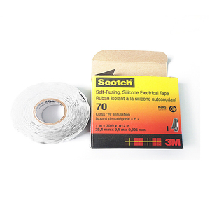 Ruban électrique de réparation en caoutchouc de silicone à fusion automatique Scotchs 70 Ruban électrique isolant haute tension à l'ozone résistant aux arcs - Product Image 3