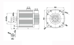 มอเตอร์และไดรเวอร์ AC แรงบิดสูง 5.5KW 35N.M 380V - Product Image 2