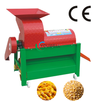 Machine de décorticage de maïs à grande vitesse de capacité de 2000 kg/h grande trémie avec noyau de moteur pour les coopératives de céréales
