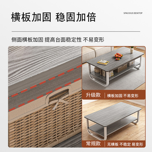 <span class=keywords><strong>Tavolino</strong></span> da Caffè Moderno in <span class=keywords><strong>Legno</strong></span> per Soggiorno - Arredamento Durevole e Facile da Pulire - Product Image 6