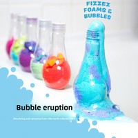 Explosions de bain moussant pétillant, mousse fraîche et bulles, bécher scientifique, potions originales pour enfants, bombes de bain