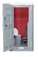 Toilettes portables préfabriquées modernes en PEHD pour sanitaires publics et usage extérieur, assemblage facile, vente en gros usine