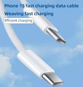 Câble USB-C vers C tressé 60W, charge rapide et transfert de données pour téléphones de type C. - Product Image 5