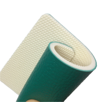 Lantai Vinyl PVC Anti Api Tahan Lama untuk Olahraga, Tebal 3.5mm, Desain Lapangan Badminton, Rumah Sakit, Sekolah, Ubin Lantai Plastik Motif Kayu
