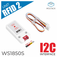 M5Stack Mini RFID Reader/Writer 2 Unit WS1850S Frekuensi 13.56MHz Untuk sistem kontrol akses sistem check-in