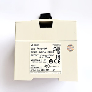 Módulo de entrada analógica Mitsubishi Electric FX3U-4AD de 4 canales con alimentación de 24 VCC, fabricado en Japón - Product Image 3