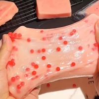 Jouet sensoriel anti-stress en gelée souple, simulation d'éclatement de boutons, cadeau amusant pour farces