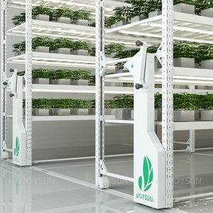 4x8 4x16 4x24 4x32 Ft Sistema de cultivo de plantas de cultivo de Interior de varios niveles Estante de cultivo móvil de cultivo vertical rodante móvil - Product Image 1