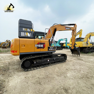 Custom Supply Low Hour 14100KG Energy Saving Engine Refurbished 69kW 2024 Sany 155c Used Excavator for Mining - Product Image 2