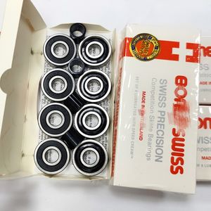 Rodamientos <span class=keywords><strong>de</strong></span> Bolas <span class=keywords><strong>de</strong></span> Ranura Profunda para Patineta, <span class=keywords><strong>de</strong></span> Acero Cromado 608 <span class=keywords><strong>de</strong></span> Alta Velocidad, 8x22x7mm, Logotipo Personalizado, Originales y Profesionales - Product Image 1